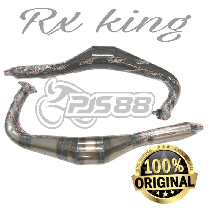 New Knalpot Ahau Rx King V3V Super & V3V Black / Knalpot Kolong Rx King Rxk Ahau Original Terlariss