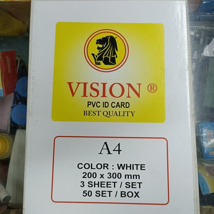 

Ready Amanda Pvc Instan Dus Biru Bahan Id Card Kartu Pengenal