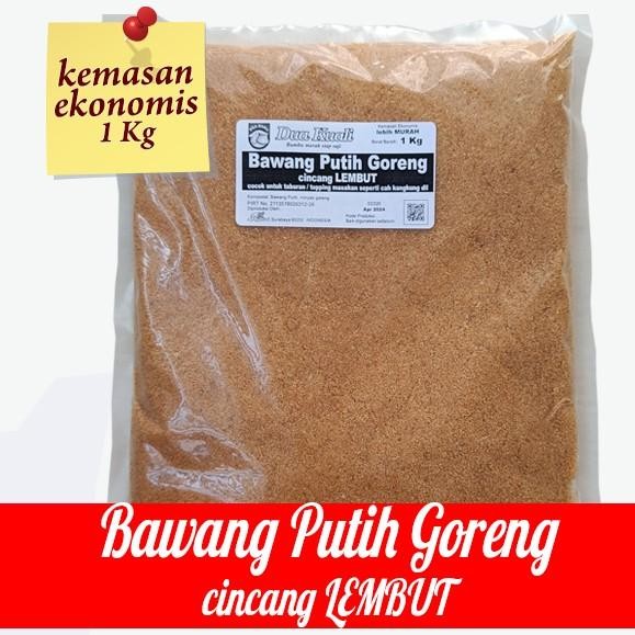 

promo dua kuali bawang putih goreng cincang lembut 1kg horeka