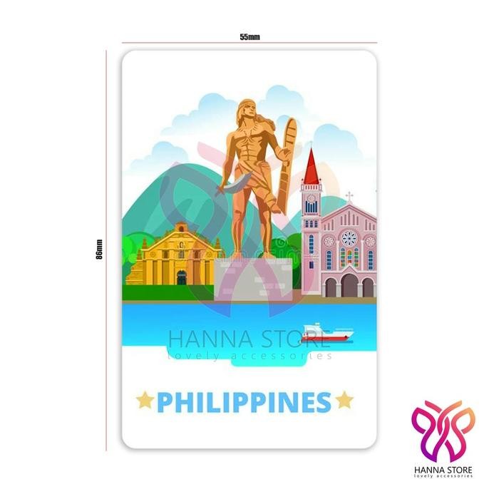 Magnet Tempelan Kulkas Souvenir filipina Manila Philippines