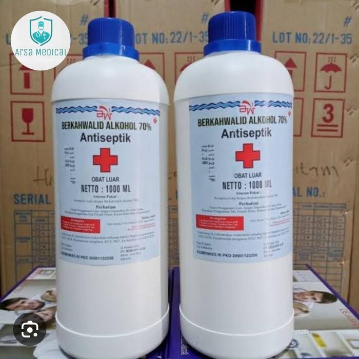 Pilihan- Alkohol 70% 1 Liter Acm / Alkohol 70% 1000 Ml