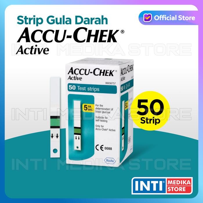 Pilihan- Accu Check - Accu Check Active Strip / Strip Accu Check Isi 50