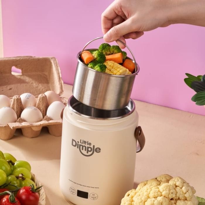 Bisa E-Katalog Little Dimple Mini Portable Cooker 5In1 , Rice / Low Sugar Rice, Bowl, Porridge,