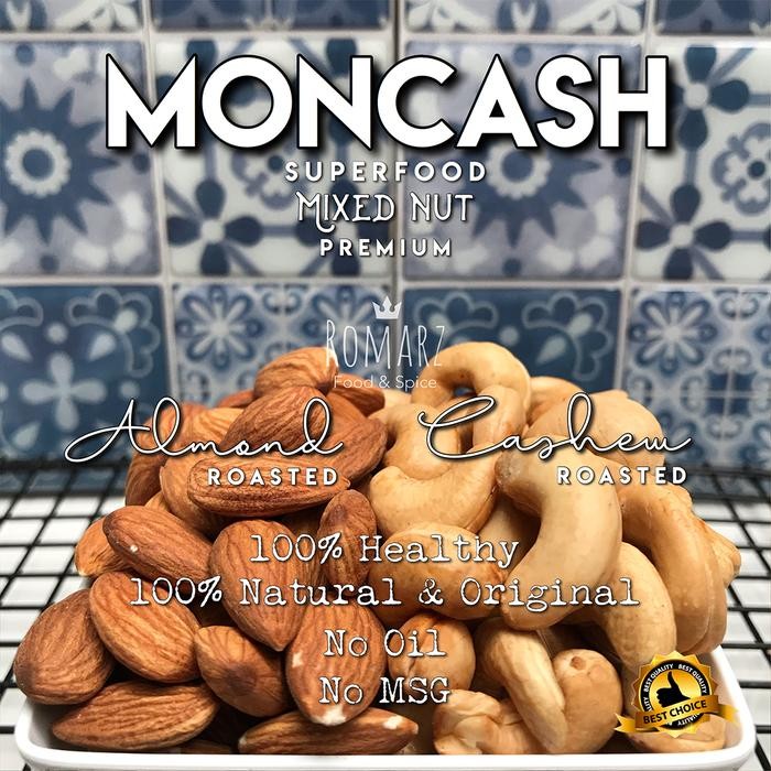 

KACANG MEDE KACANG ALMOND OVEN MIX PREMIUM 500gr TRAIL MIX NUTS #05