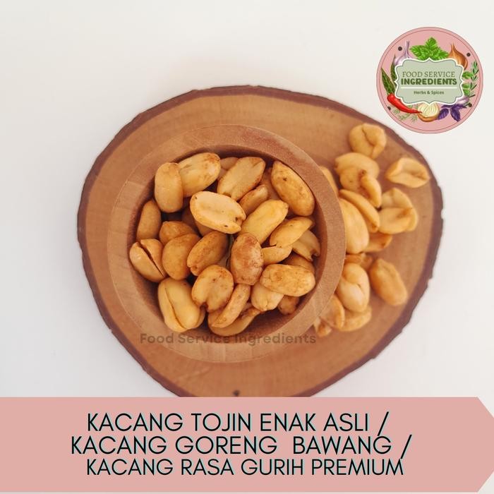 

Kacang tojin enak asli 1kg / kacang goreng / kacang rasa gurih premium/ kacang bawang