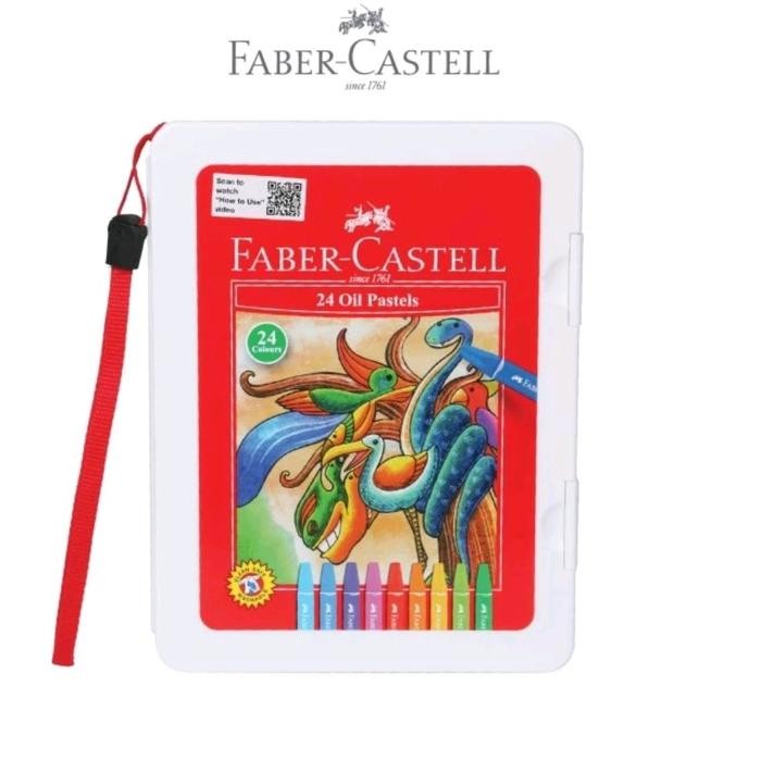 

Krayon Oil Pastel Hexagonal Faber Castell 24 Warna - Stationery Crayon Kertas