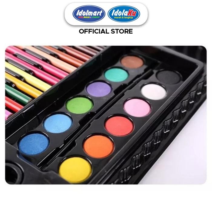 

Idolmart Crayon Set 150 Pcs Pensil Warna Set Mewarnai