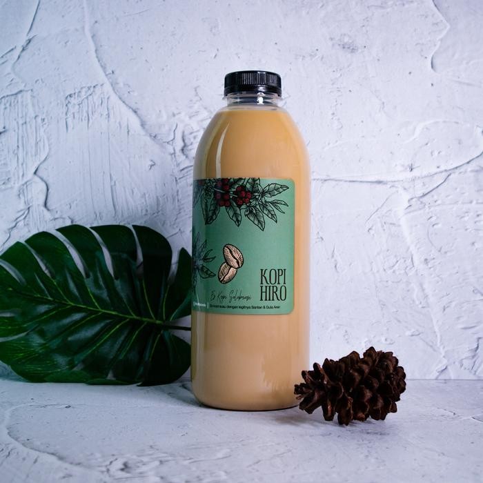 

Kopi Selebrasi, Es kopi susu kelapa, ukuran 1 liter