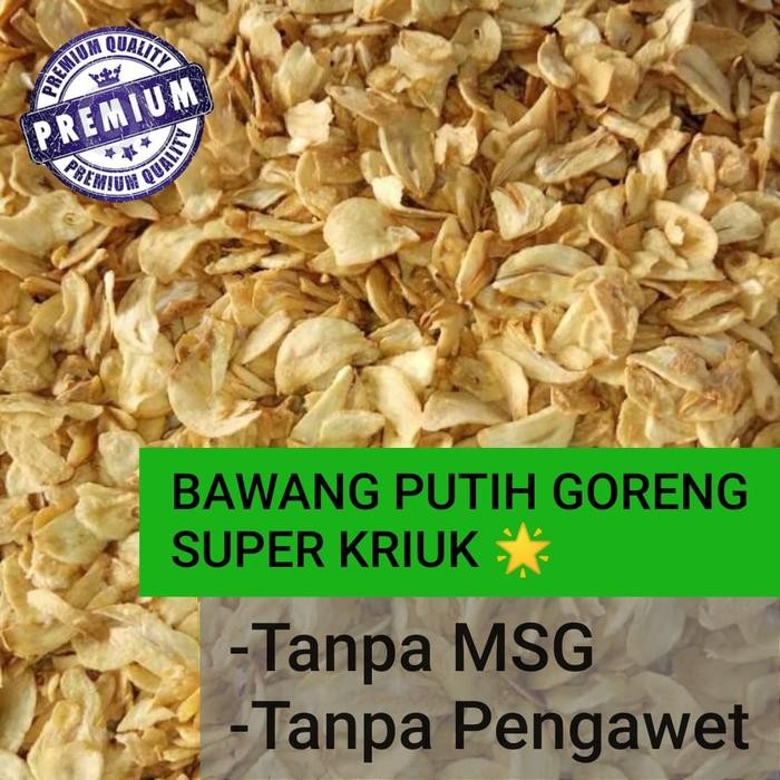 

promo bawang putih goreng 250g siap masak