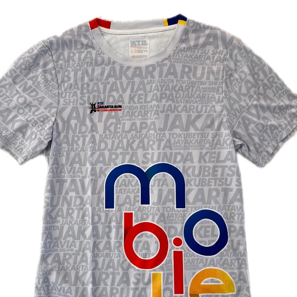 Running Tee - Jersey Lari Finisher Marathon BTN mobile Run Pakaian Kaos lari pria wanita | Kaos Olah