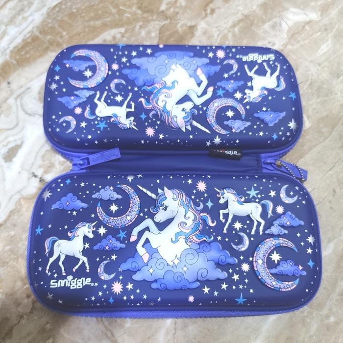 Smiggle Beyond Hardtop Pencil Case - Tempat Pensil Smiggle Unicorn