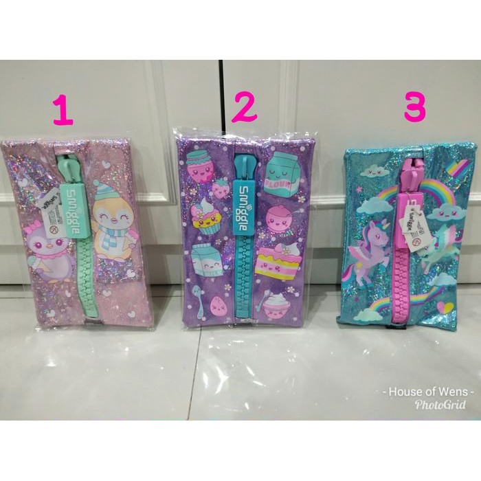 

Smiggle Humongous Zip Buds Pencil Case - Tempat Pensil Smiggle