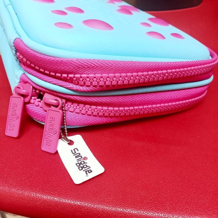 

Smiggle Spot Double Up Hardtop Pencil Case (Baca Deskripsi) Tempat Pensil - Blue