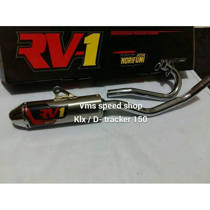 Paling Baik Knalpot Norifumi Rv-1 Tipe Evo Kawasaki Klx 150 / D-Tracker 150 Terlariss 