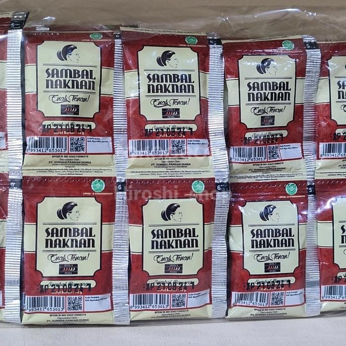 

Sambal Naknan Sachet level 3