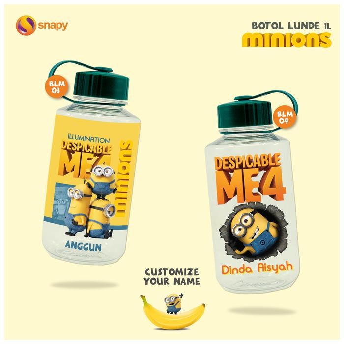 TUMBLER BOTOL MINUM LUNDEE CUSTOM 1 LITER