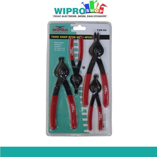 WIPRO Tang Snap Ring Set-4Pcs 6" / 8" (TSR-S4)