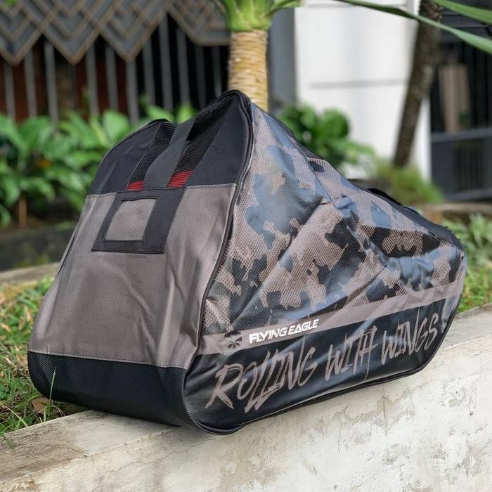 SKATEBAG TAS SELEMPANG SEPATU RODA MERK FLYING EAGLE WINGS