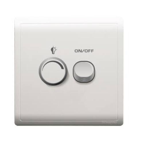 Schneider Pieno 1Gang Peredup Lampu Dimmer E8232RD450U / Dimmer Pieno
