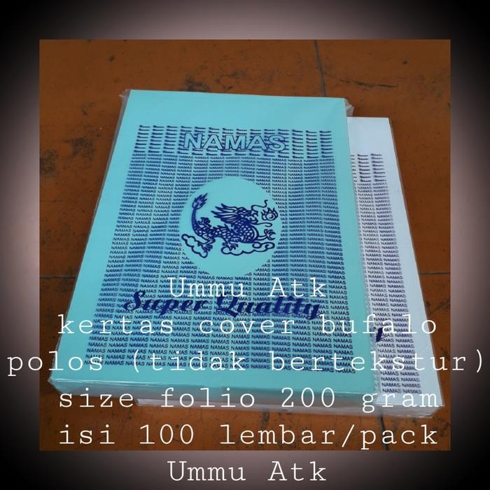 

Promo! Namas. Kertas Kartu Tik Ukuran Folio F4. 200Gsm.