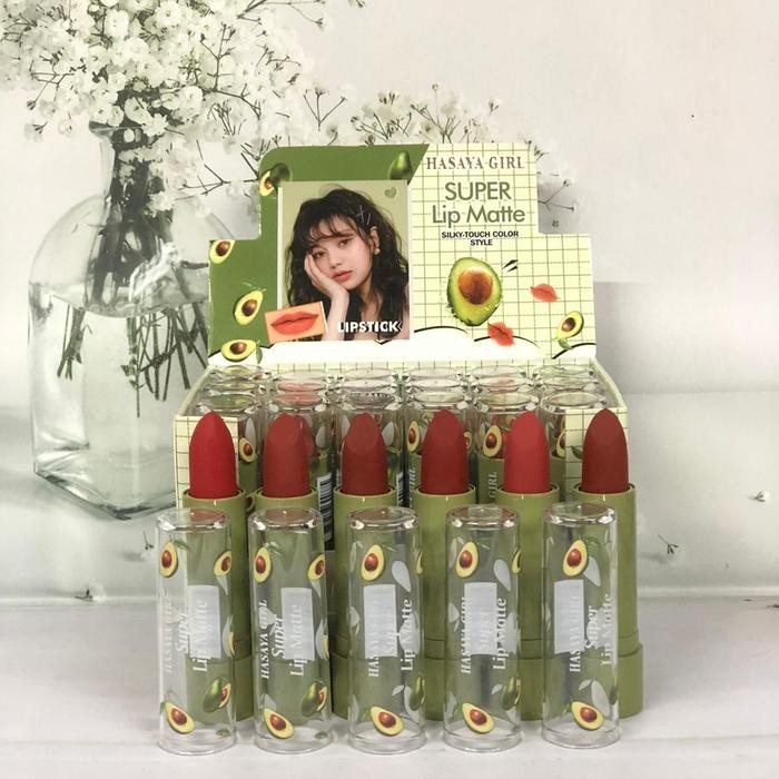 Pilihan- [ 1Lusin ] Lipstik Hasaya Girl Avocado / Lip Matte Hasaya 12Pcs