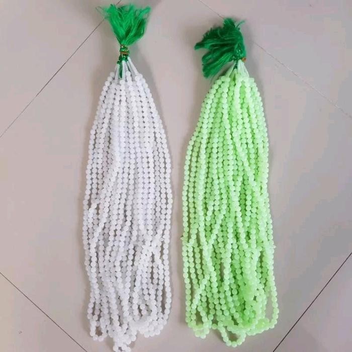 Tasbih Monte Fosfor Besar Ukuran 10mm Grosir isi.12 pcs/selusin