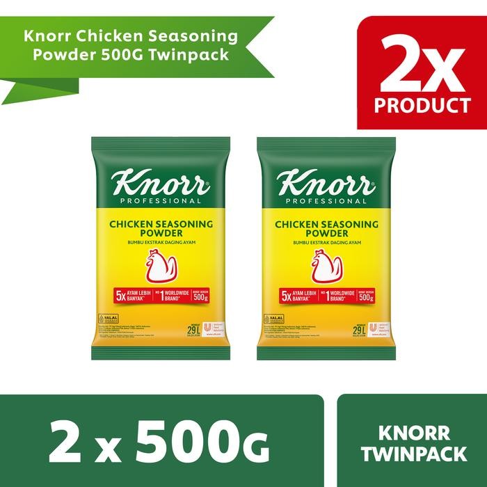 

NEW PRODUK KNORR CHICKEN SEASONING POWDER 500G TWINPACK REE RAIN553
