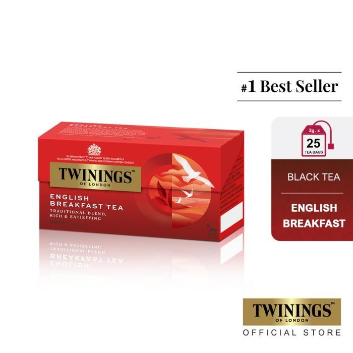 

Exp Lama Twinings Teh Hitam Celup English Breakfast 25x2g\tTeh Hitam English Breakfast Twinings