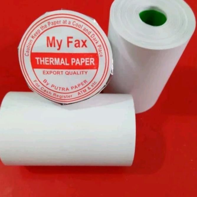 

Kertas kasir thermal edc bluetooth ukuran 58/57x35 full tanpa core