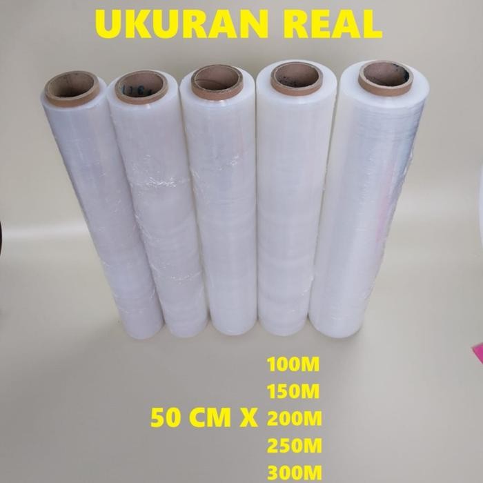 

Plastik Wrapping 50cm x 150 meter / plastik stretch film