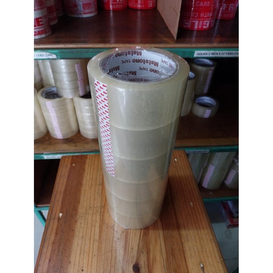 

(SLOP ISI 6) LAKBAN BENING COKLAT 2 INCH MATSTONE 45MM x 90 YARD - B90