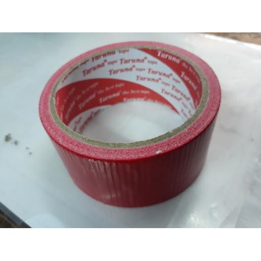 

Lakban kain merah red 2 inch x 7 meter / cloth tape 44 mm x 7 meter