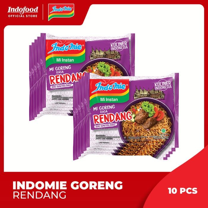 

Pilihan- 10 Pcs - Indomie Goreng Rendang 91 Gr