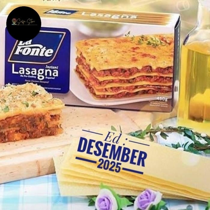 

Pilihan- La Fonte Lasagna 450Gram Instan