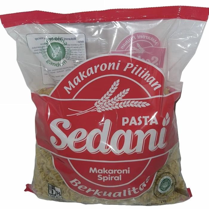 

Pilihan- Makaroni Sedani Spiral 1Kg Food Noodles Pasta Macaroni