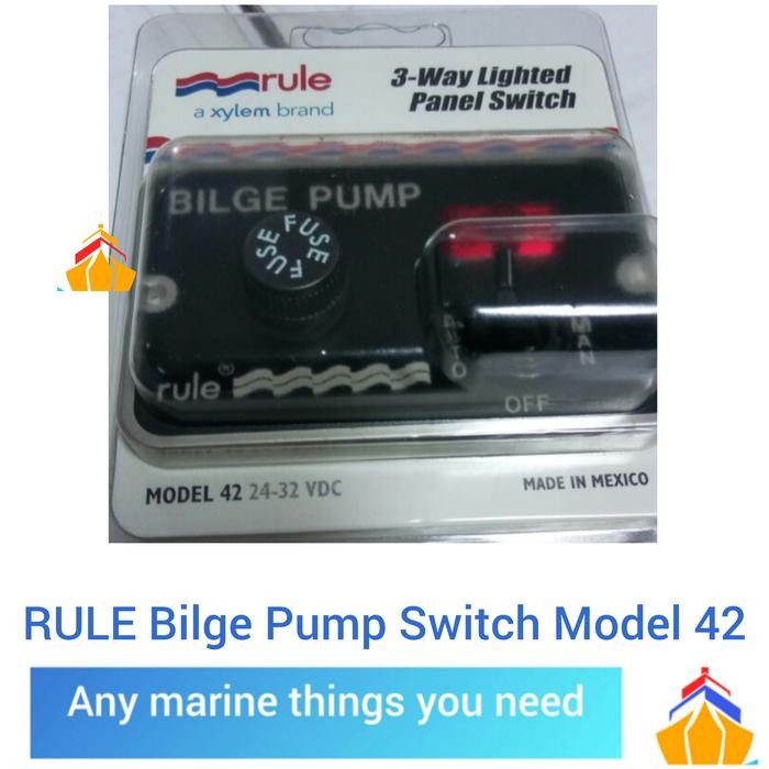 Bilge Pump Switch Rule Original/ Switch Pompa Kapal Rule Model 42