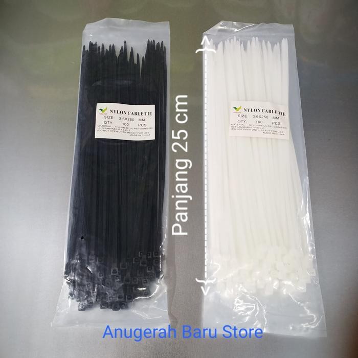 

jjm - Kabel tis tali tis cable tie insulock ties 25 cm