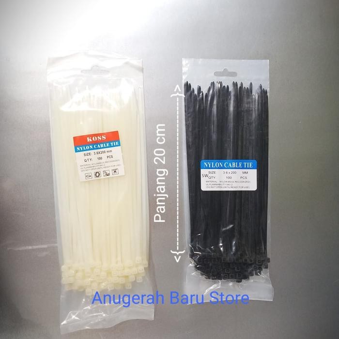 

jjm - Kabel tis tali tis cable tie insulock ties 20 cm