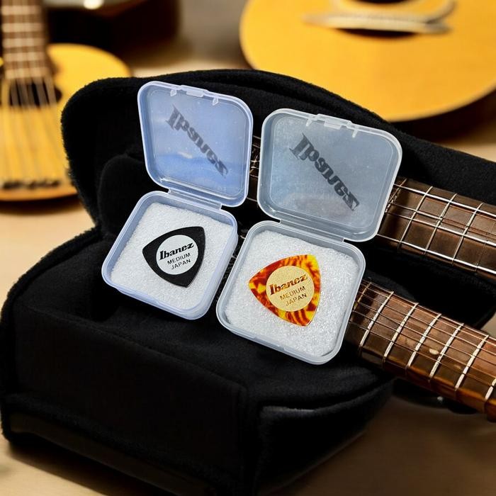 Hot Sale Pick Gitar Ibanez Sand Grip Ce4Ms Sh Medium 0.75Mm Original From Japan