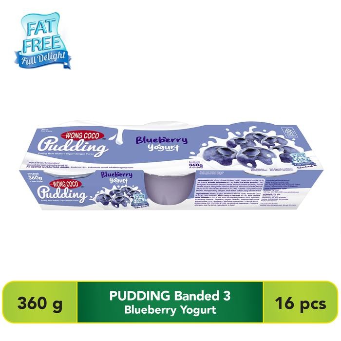 

Wong Coco Pudding rasa Blueberry banded 3 cups x 16 (1karton)