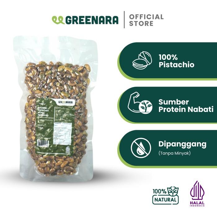 

Kacang Pistachio Kupas Panggang 500gr / Roasted Pistachio Kernel