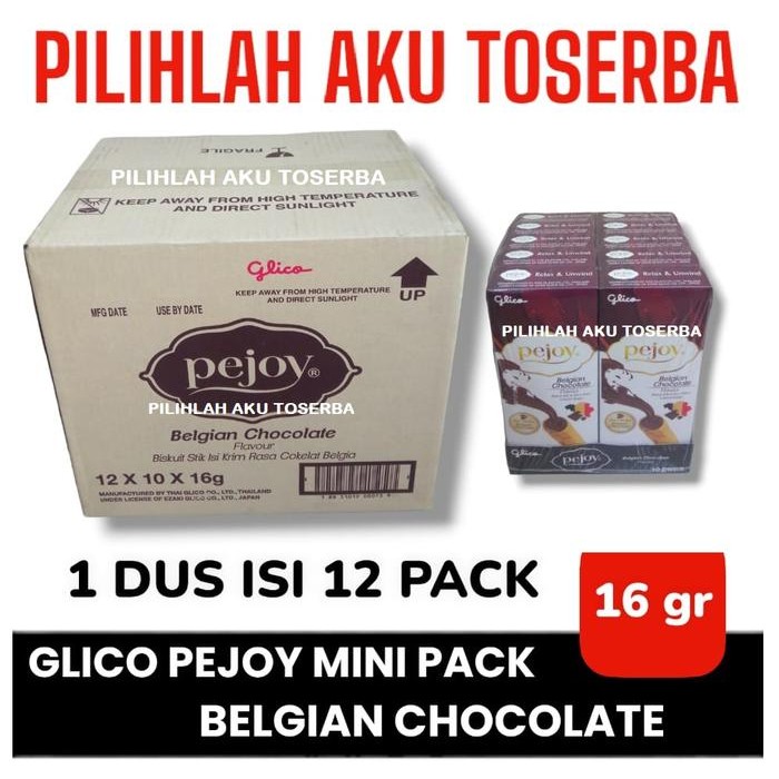 

Glico Pocky MINI PACK PEJOY BELGIAN CHOCOLATE / COKELAT - ( HARGA PER DUS )