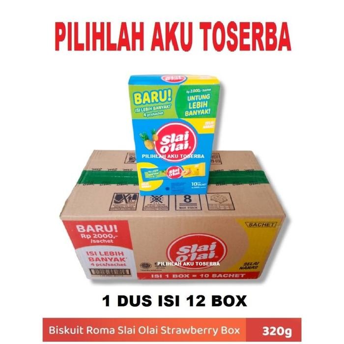 

Biskuit Roma Slai O'lai NANAS /PINEAPPLE - (HARGA 1 KARDUS ISI 12 BOX)