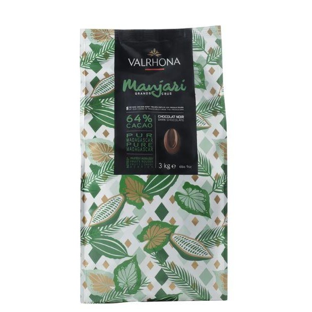 

Valrhona Manjari 64% Dark chocolate 3 kg