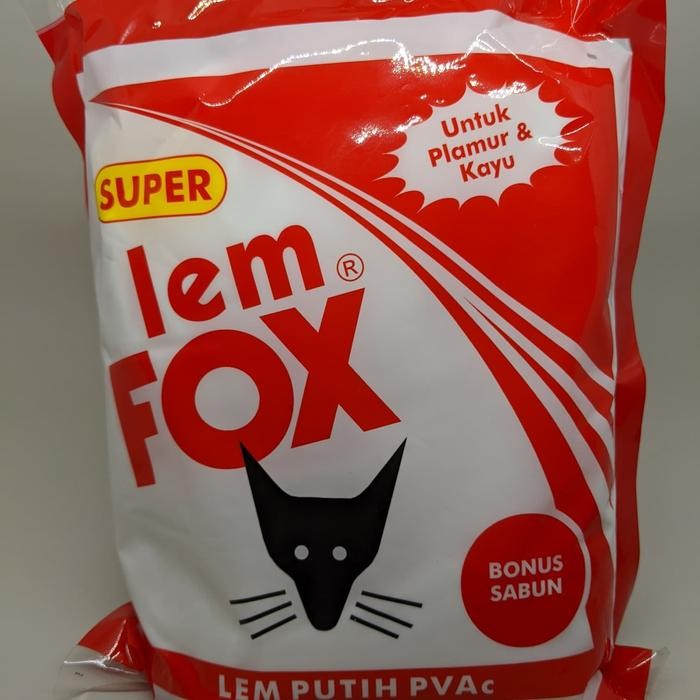 

Pilihan- Lem Fox Putih 700 Gram Lem Kayu Fox Pvac