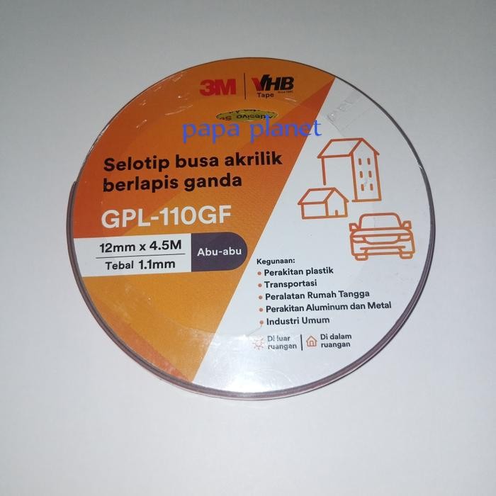 

Pilihan- Double Tape Vhb 12Mm X 4.5M 3M