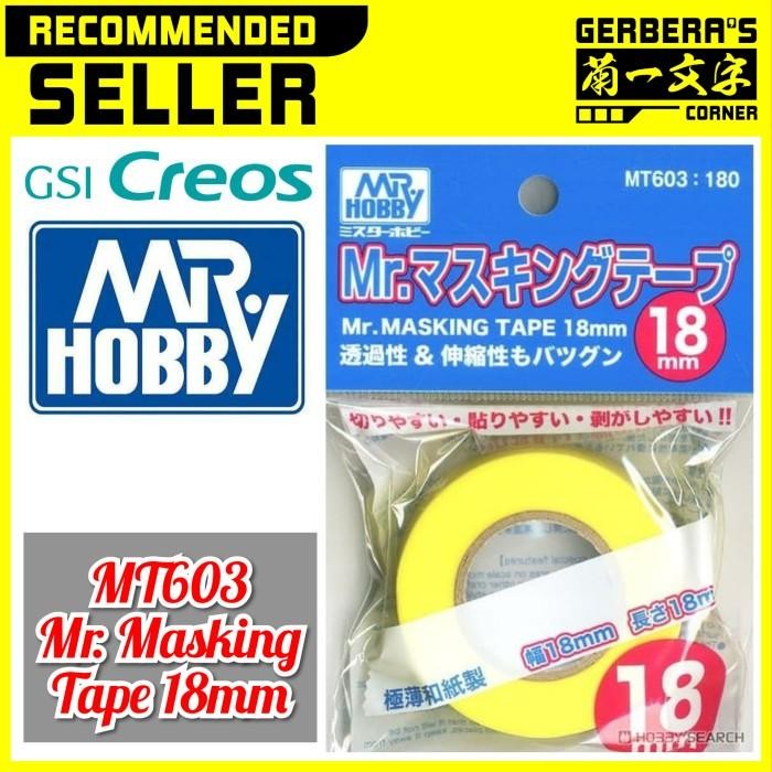 

Pilihan- Mt603 Mr Masking Tape 18Mm - Mr Hobby