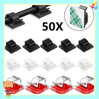 

Pilihan- 50 Pcs Klip Kabel Organizer/Klip Kabel Besar/Clip Kabel Tempel/3M Clip Organizer