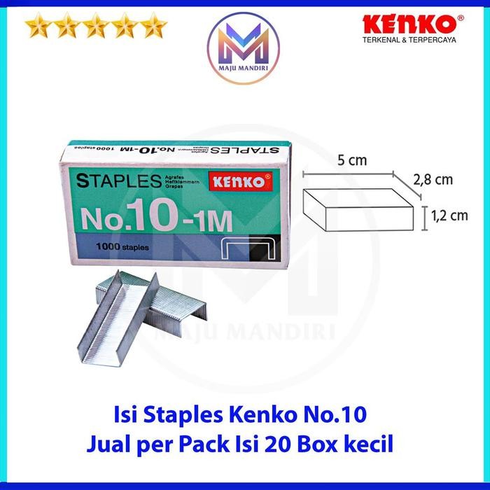 

Pilihan- Isi Staples Kenko No.10 / Refill Stapler Kecil Hd10