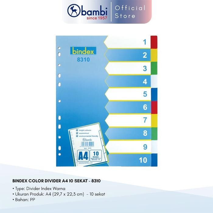 

Pilihan- Bindex Isi Binder A4 Divider & Indexes Pembatas Kertas Binder Edisi 10 Short Page